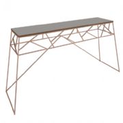 Aparador Vies Fit 1,60m cor Off White com Cobre